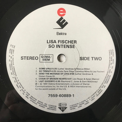 Lisa Fischer : So Intense (LP, Album)