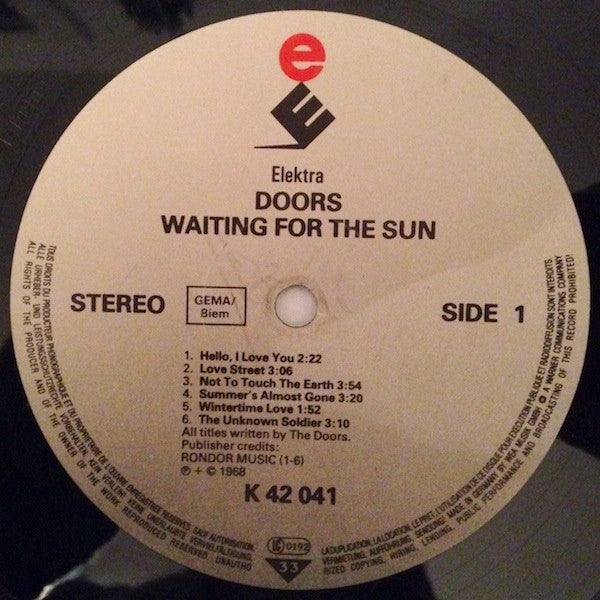 The Doors : Waiting For The Sun (LP, Album, RE)