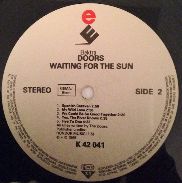 The Doors : Waiting For The Sun (LP, Album, RE)