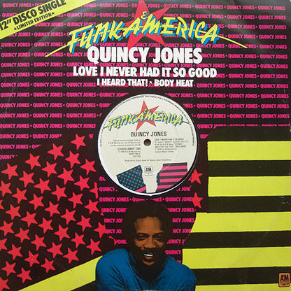 Quincy Jones : Love I Never Had It So Good (12", Single, Ltd)