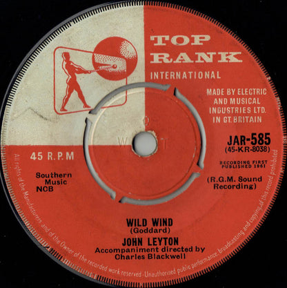 John Leyton : Wild Wind / You Took My Love For Granted (7", Single)