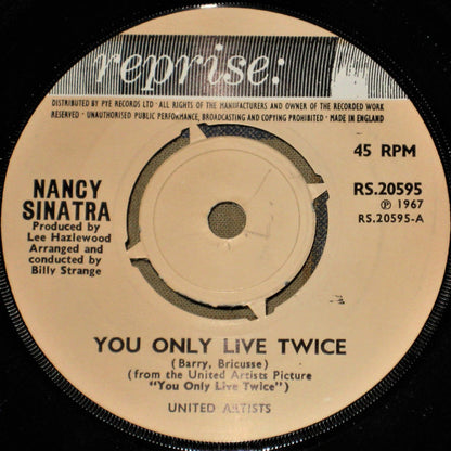 Nancy Sinatra : You Only Live Twice (7", Single, Pus)