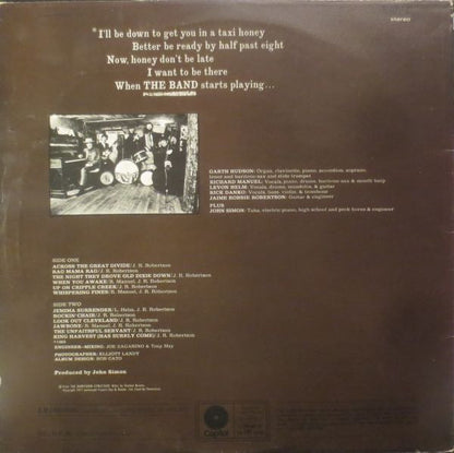 The Band : The Band (LP, Album, Gre)