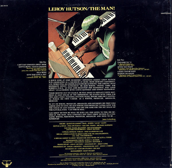 Leroy Hutson : The Man! (LP, Album)