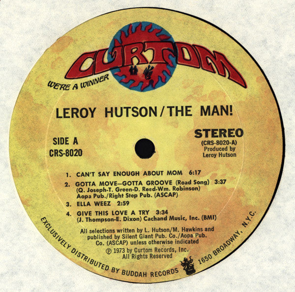 Leroy Hutson : The Man! (LP, Album)