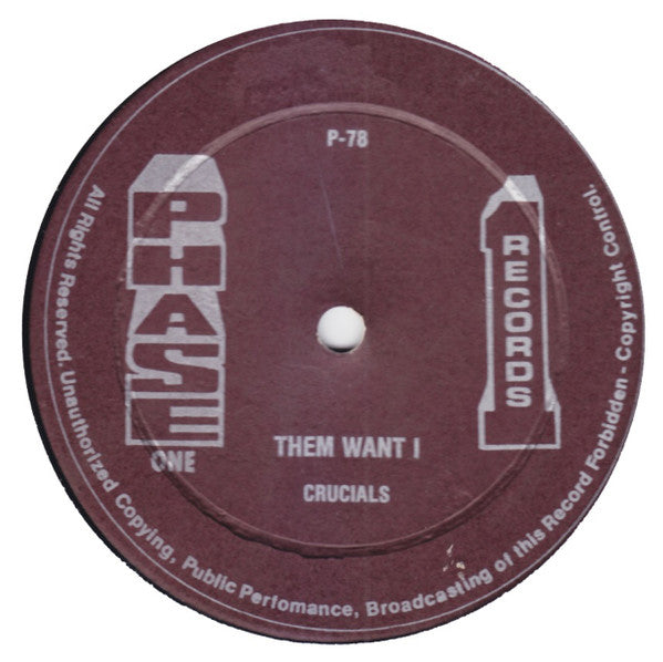 Tabby Diamond / Crucial (4) : It Takes A Miracle / Them Want I (12", Single)