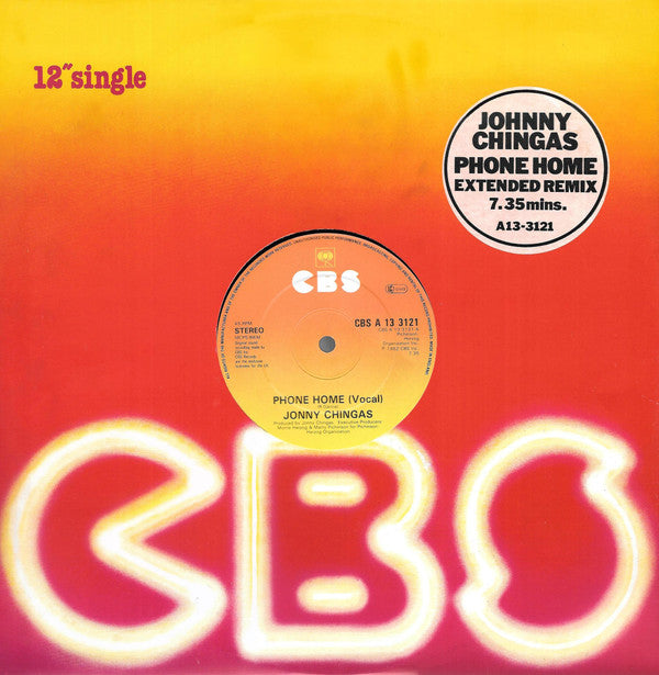 Johnny Chingas : Phone Home (12", Single)