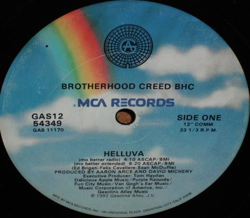 Brotherhood Creed : Helluva (12", Single)