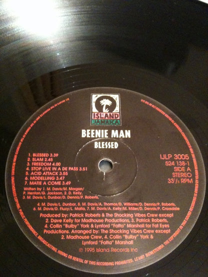 Beenie Man : Blessed (LP, Album)