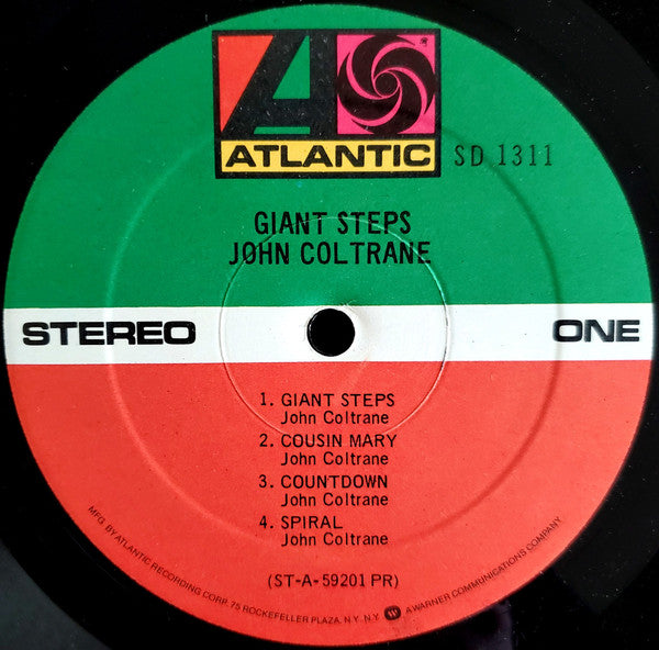 John Coltrane : Giant Steps (LP, Album, RE, PR )