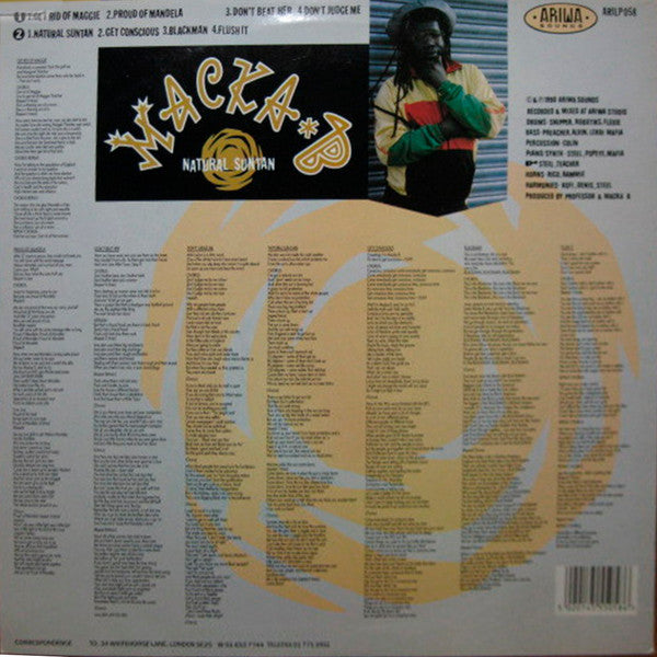 Macka-B* : Natural Suntan (LP, Album)