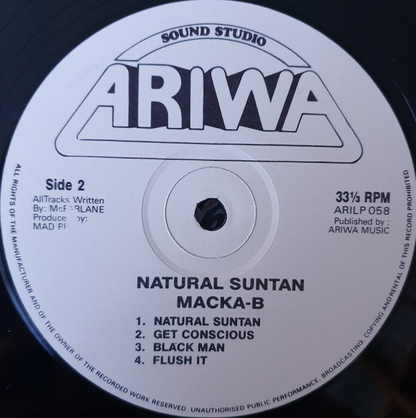 Macka-B* : Natural Suntan (LP, Album)