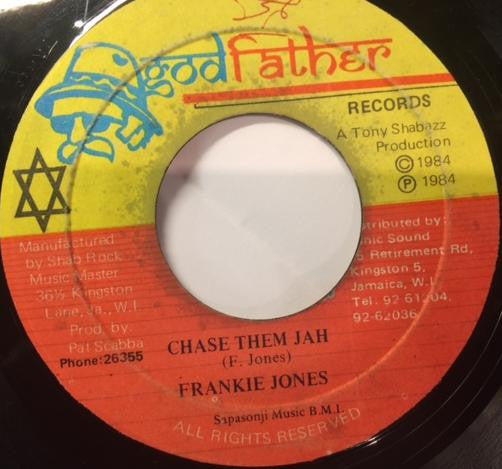 Frankie Jones (2) : Chase Them Jah (7")