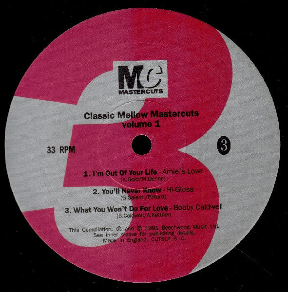 Various : Classic Mellow Mastercuts Volume 1 (2xLP, Comp)