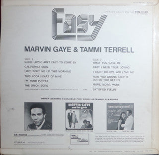 Marvin Gaye & Tammi Terrell : Easy (LP, Album, Mono)