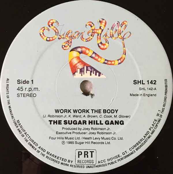 Sugarhill Gang : Work Work The Body (12")