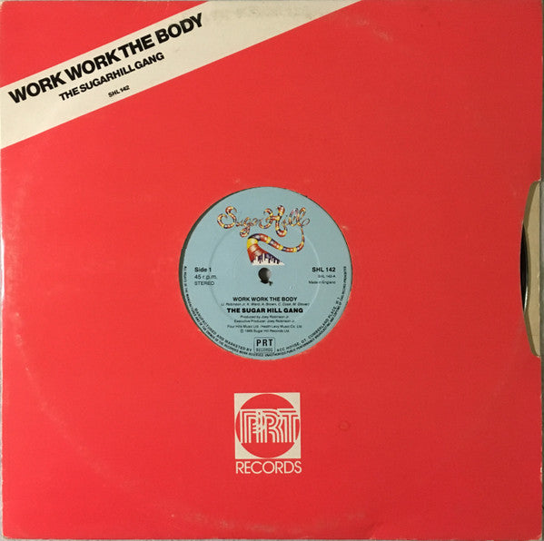 Sugarhill Gang : Work Work The Body (12")