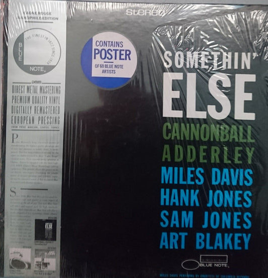 Cannonball Adderley : Somethin' Else (LP, Album, RE, DMM)