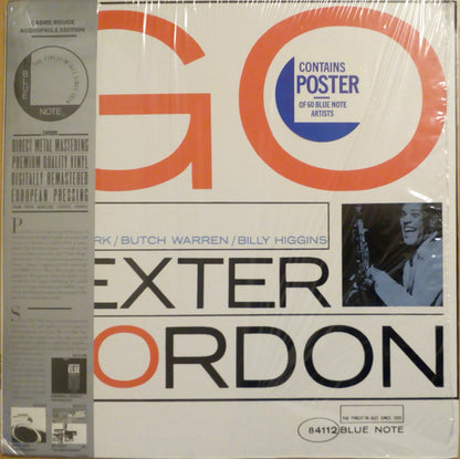 Dexter Gordon : Go! (LP, Album, RE, RM, DMM)