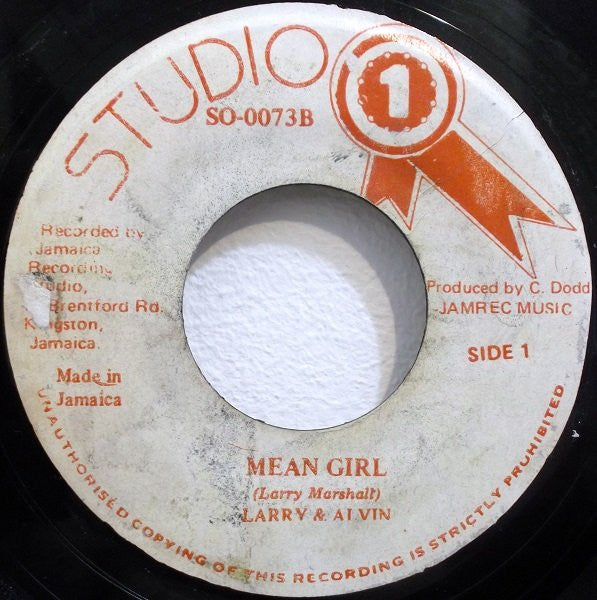 Larry & Alvin : Mean Girl (7")