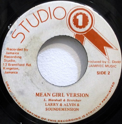 Larry & Alvin : Mean Girl (7")