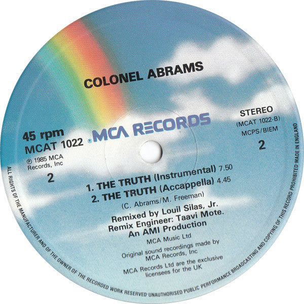 Colonel Abrams : The Truth (12", Single)