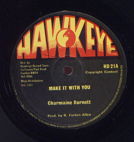 Charmaine Burnett / Tetrack : Make It With You / Let's Get Started (12")