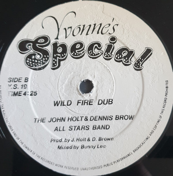 John Holt & Dennis Brown : Wild Fire (12", Single)