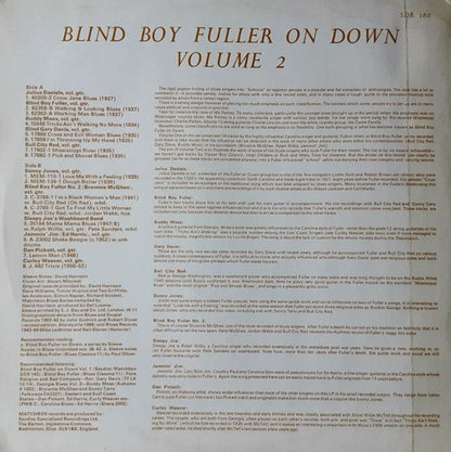 Various : Blind Boy Fuller On Down Vol.2 (LP, Comp)