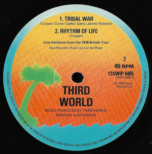 Third World : One Cold Vibe (Couldn't Stop Dis Ya Boogie) (12")