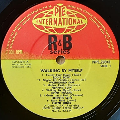 Various : Walking By Myself (LP, Comp, Mono)