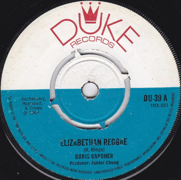 Boris Gardiner / Byron Lee And The Dragonaires : Elizabethan Reggae / Soul Serenade (7", Single, 4 P)