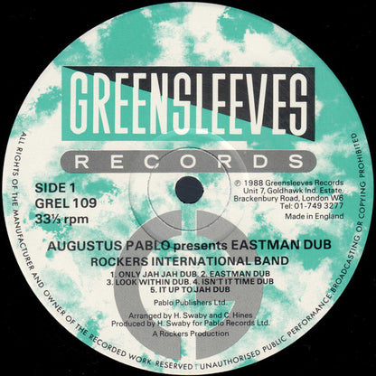 Augustus Pablo : Eastman Dub (LP, Album)