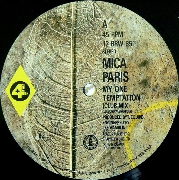 Mica Paris : My One Temptation (12", Single)