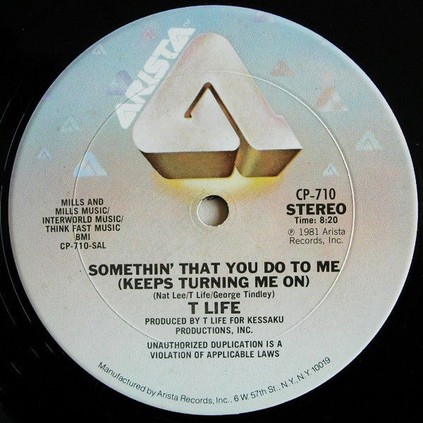 Theodore Life : Somethin' That You Do To Me (Keeps Turning Me On) (12")