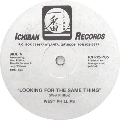 West Phillips : Looking For The Same Thing (12", Promo)