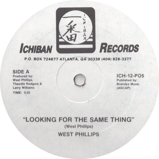 West Phillips : Looking For The Same Thing (12", Promo)