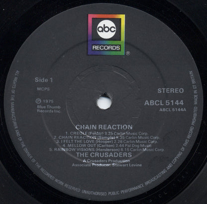 The Crusaders : Chain Reaction (LP, Album, Gat)