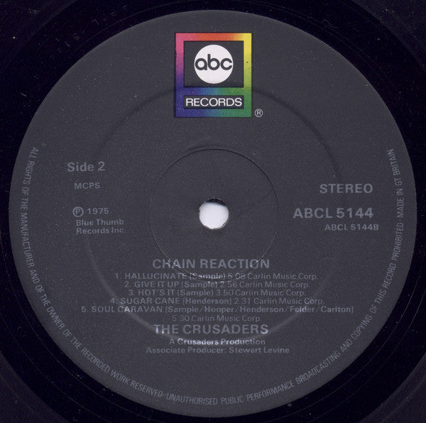 The Crusaders : Chain Reaction (LP, Album, Gat)