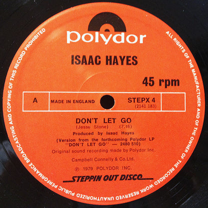 Isaac Hayes : Don't Let Go (12")