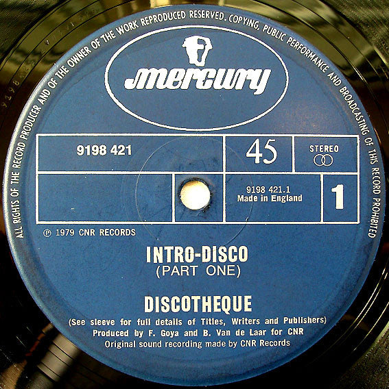 Discothèque : Intro-Disco (12")