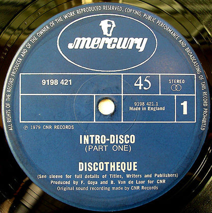 Discothèque : Intro-Disco (12")