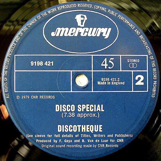 Discothèque : Intro-Disco (12")