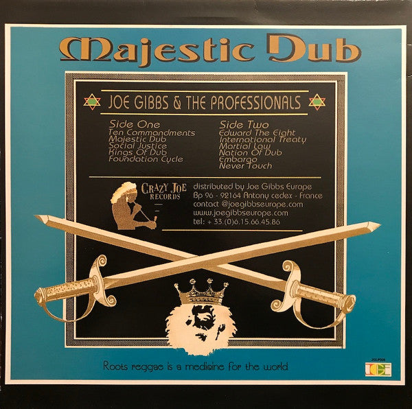 Joe Gibbs & The Professionals : Majestic Dub (LP, Album, RE)