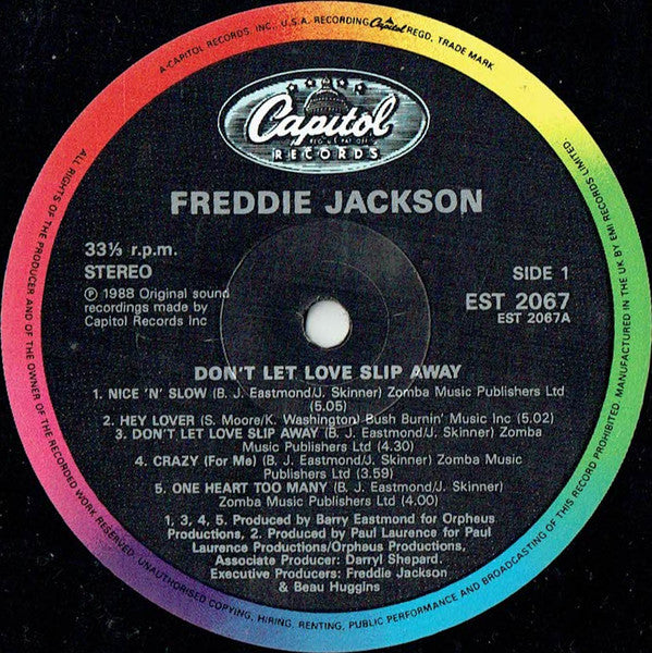 Freddie Jackson : Don't Let Love Slip Away (LP, Album)