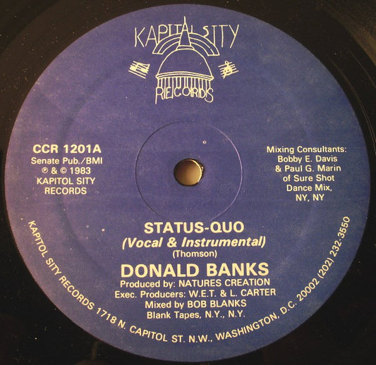 Donald Banks : Status-Quo / Just One More Chance (12")