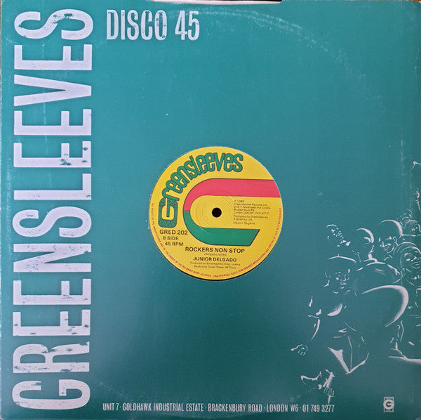 Gregory Isaacs / Junior Delgado : No Good Girl / Rockers Non Stop (12")