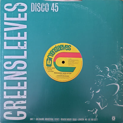 Gregory Isaacs / Junior Delgado : No Good Girl / Rockers Non Stop (12")