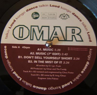 Omar : Music (12")