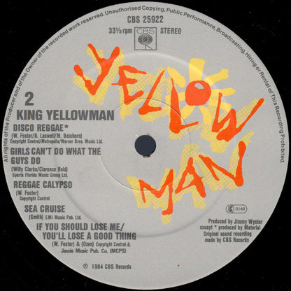 Yellowman : King Yellowman (LP, Album)